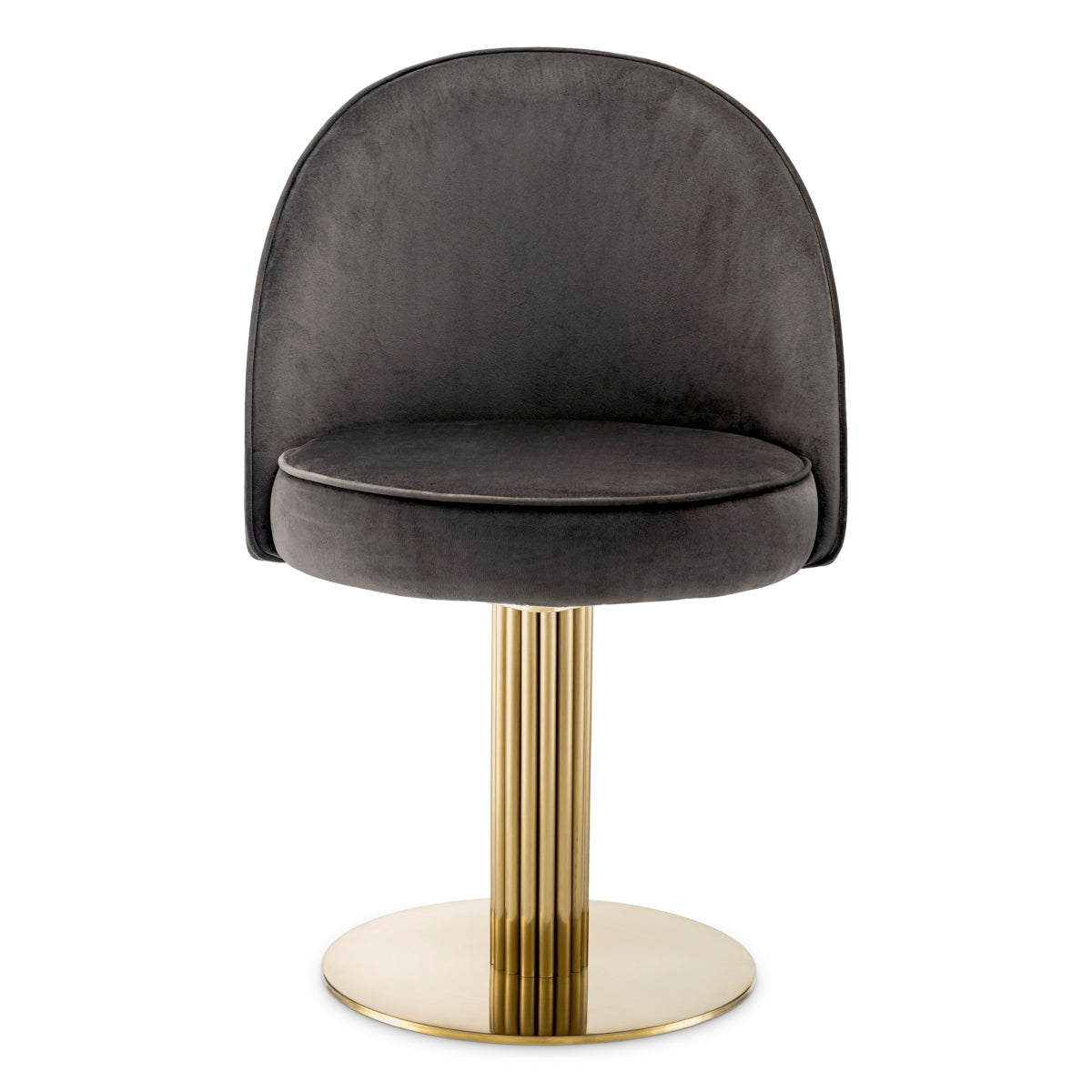 Gray Velvet Dining Chair Dorland | Eichholtzmh.com