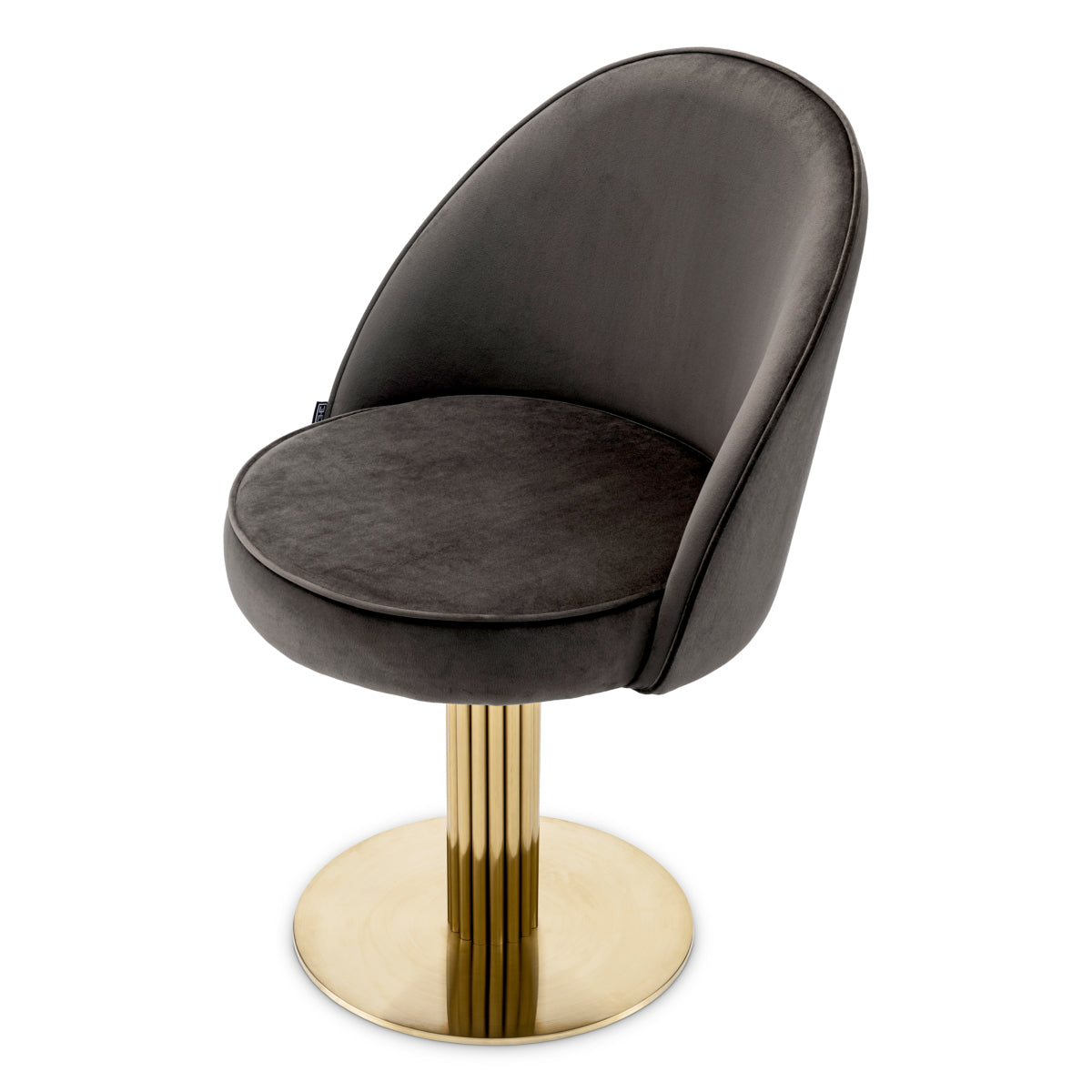 Gray Velvet Dining Chair Dorland | Eichholtzmh.com