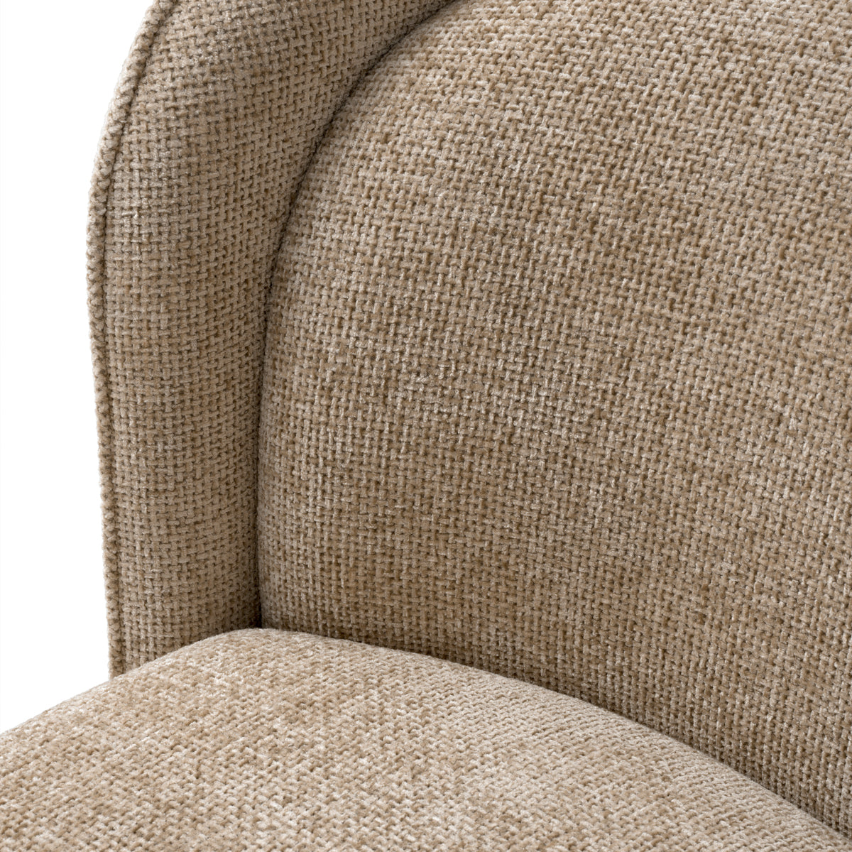 Lyssa Sand Upholstered Armchair Barrier | Eichholtzmh.com