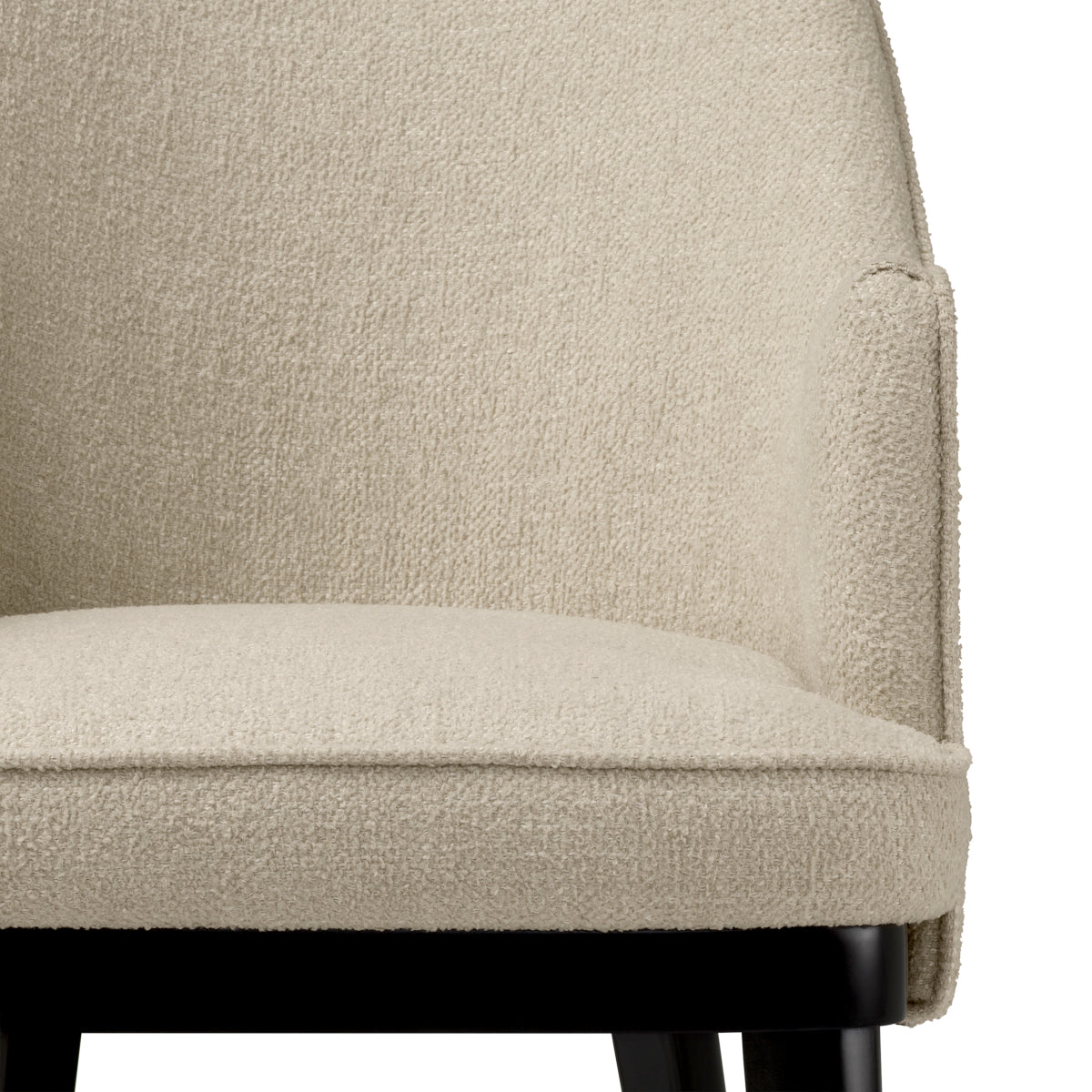 Ecru Fabric Dining Chair Lavinia | Eichholtzmh.com