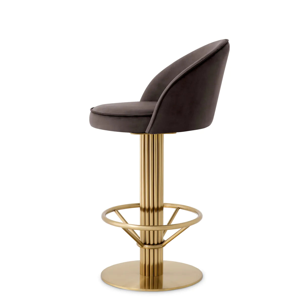 Gray Velvet Counter Stool Dorland | Eichholtzmh.com