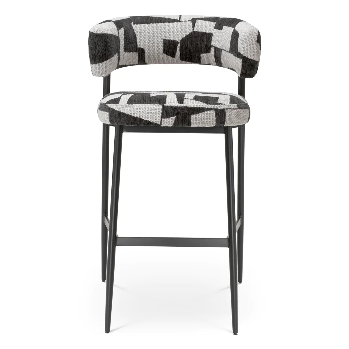 Brooklyn Black Bar Stool Folsom | Eichholtzmh.com