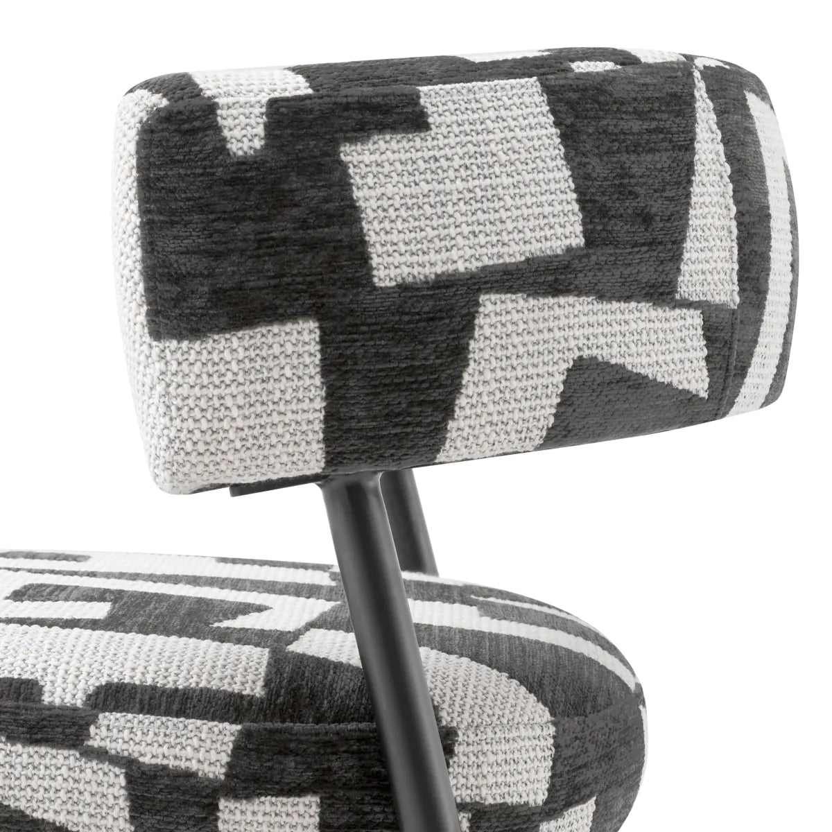 Brooklyn Black Bar Stool Folsom | Eichholtzmh.com