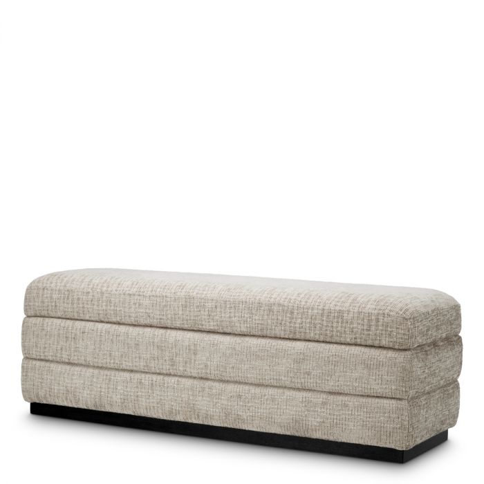Bench Valmont creststone beige ebony finish