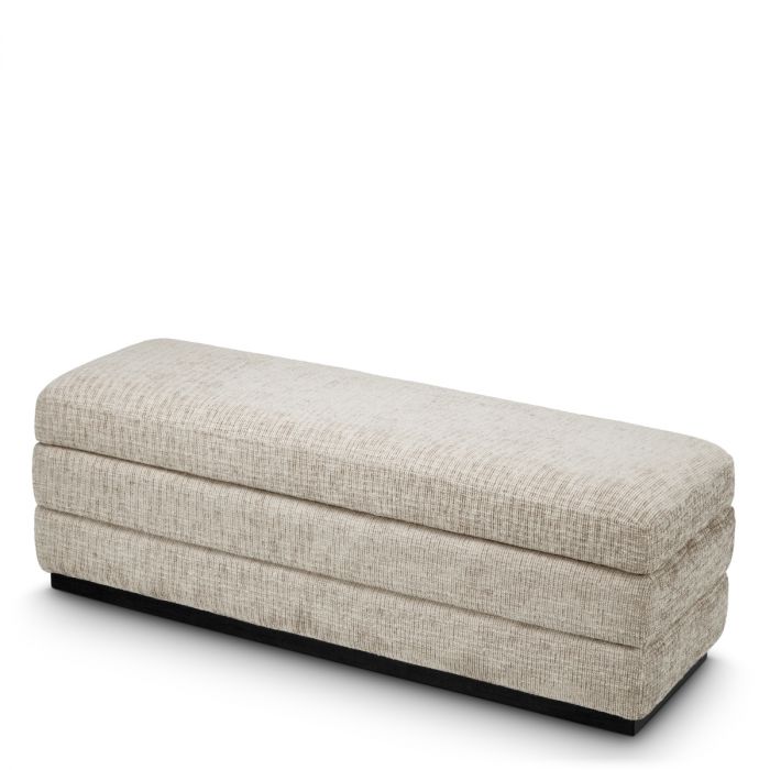 Bench Valmont creststone beige ebony finish