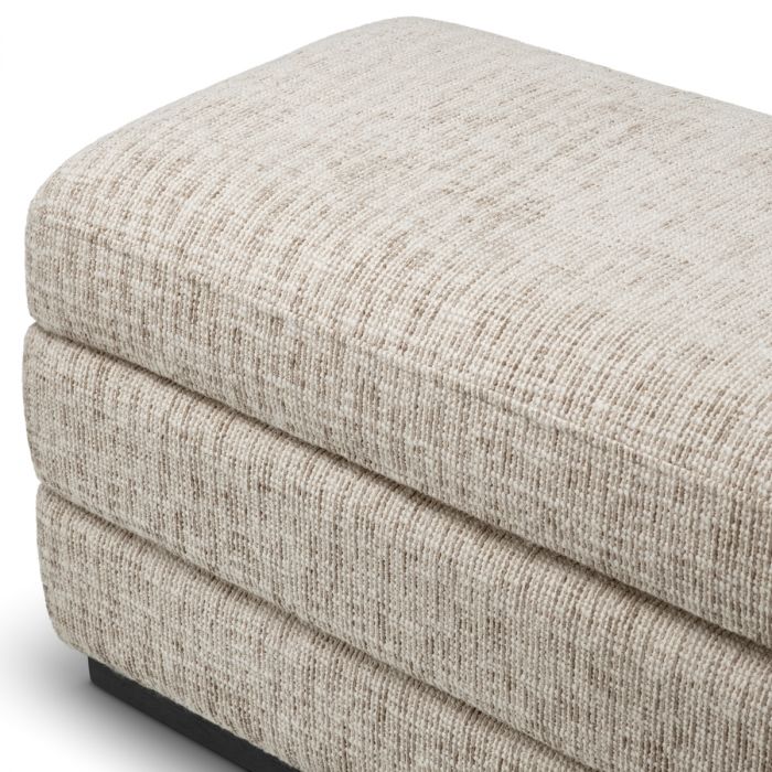 Bench Valmont creststone beige ebony finish