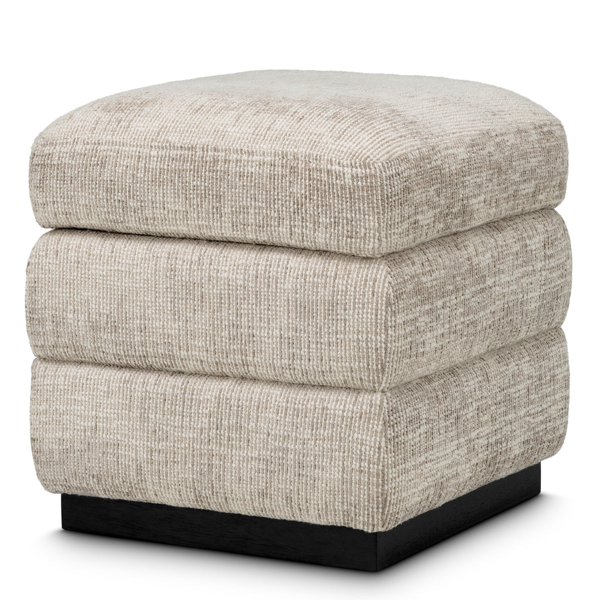 Beige Ebony Storage Stool Valmont | Eichholtzmh.com