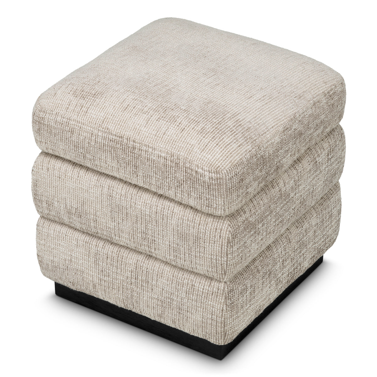 Beige Ebony Storage Stool Valmont | Eichholtzmh.com
