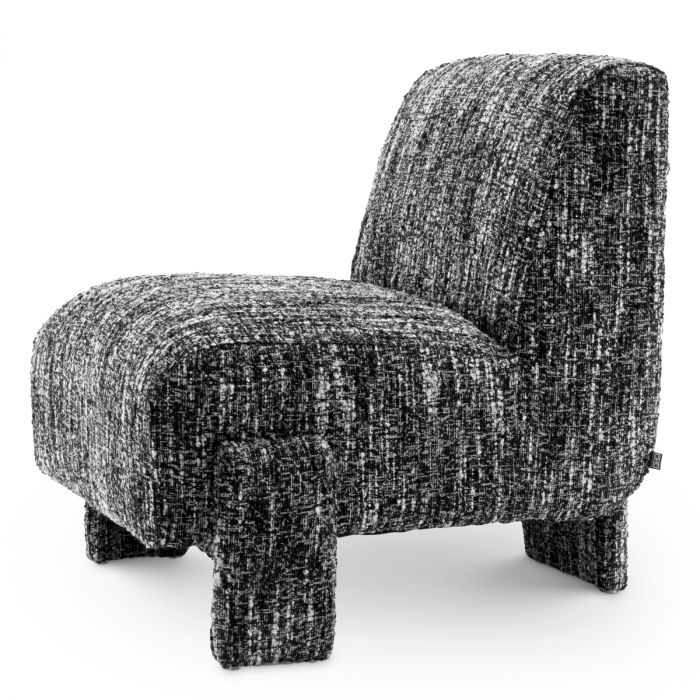 Chair Rockdale bouclé sonata black