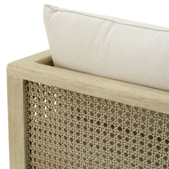 Outdoor Chair Julian aged teak viola sand