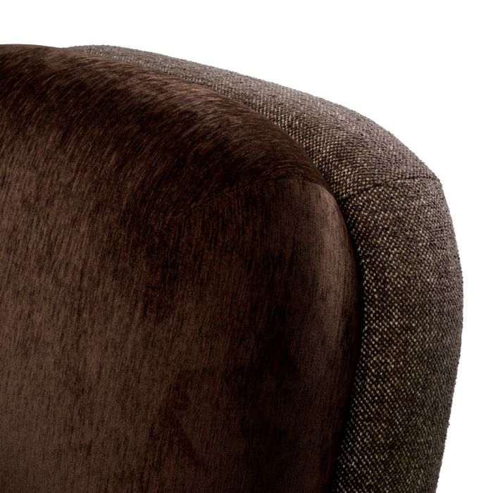 Swivel Chair Galiano bayard brown renato brown dark brown mappa burl veneer