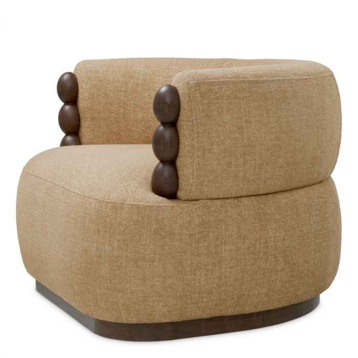 Chair Grimaud renato honey ebony finish