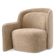 Lyssa Sand Upholstered Armchair Barrier | Eichholtzmh.com