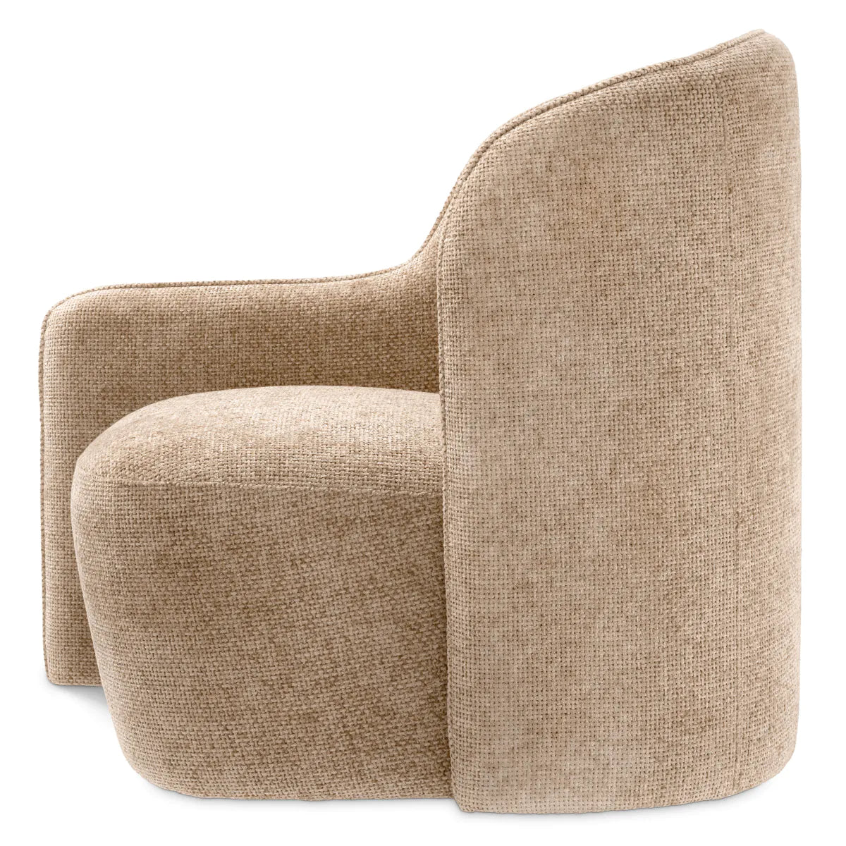 Lyssa Sand Upholstered Armchair Barrier | Eichholtzmh.com
