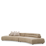 Beige Leather Sofa Marvella | Eichholtzmh.com