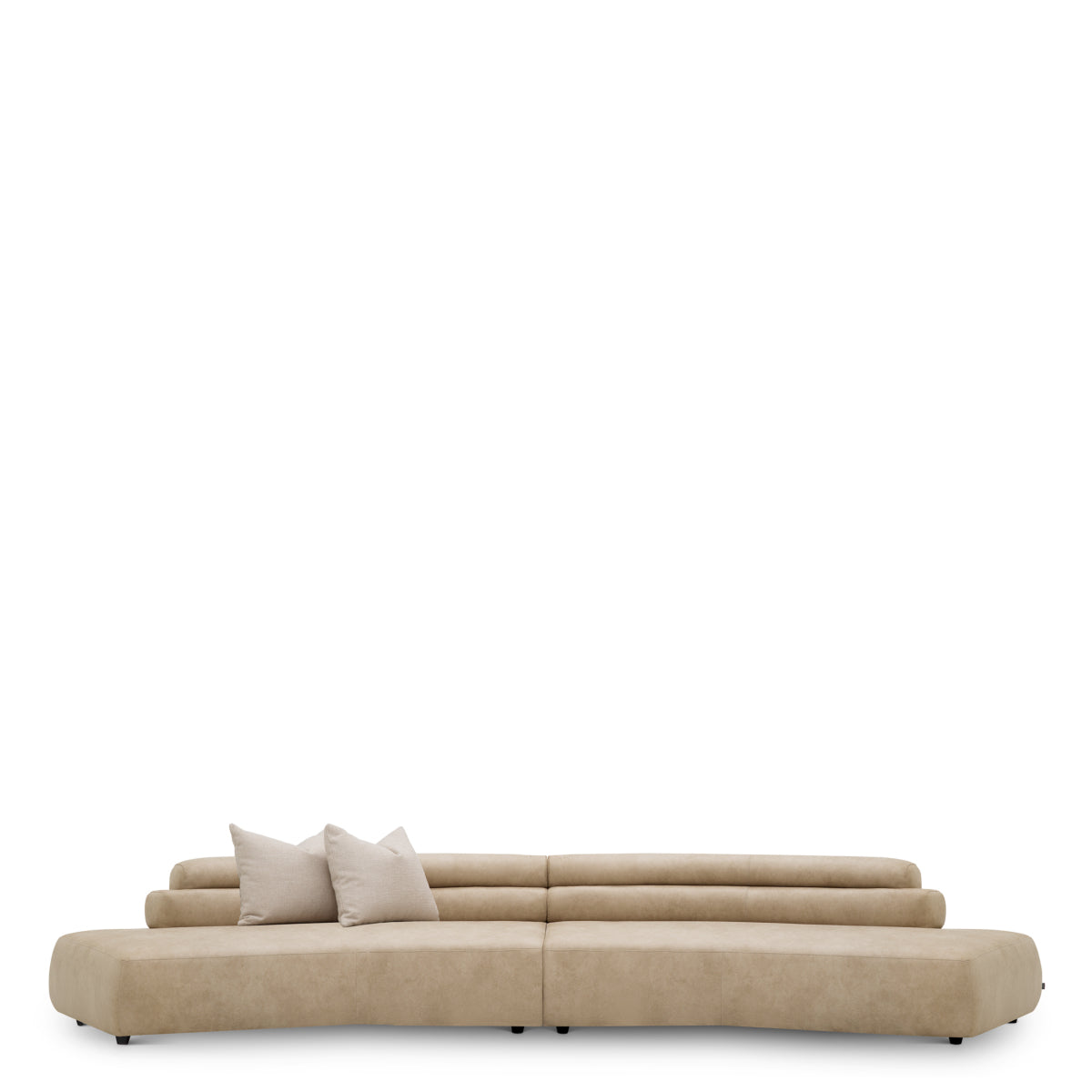 Beige Leather Sofa Marvella | Eichholtzmh.com
