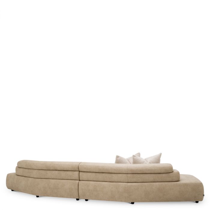 Sofa Marvella faux leather valente beige renato ecru