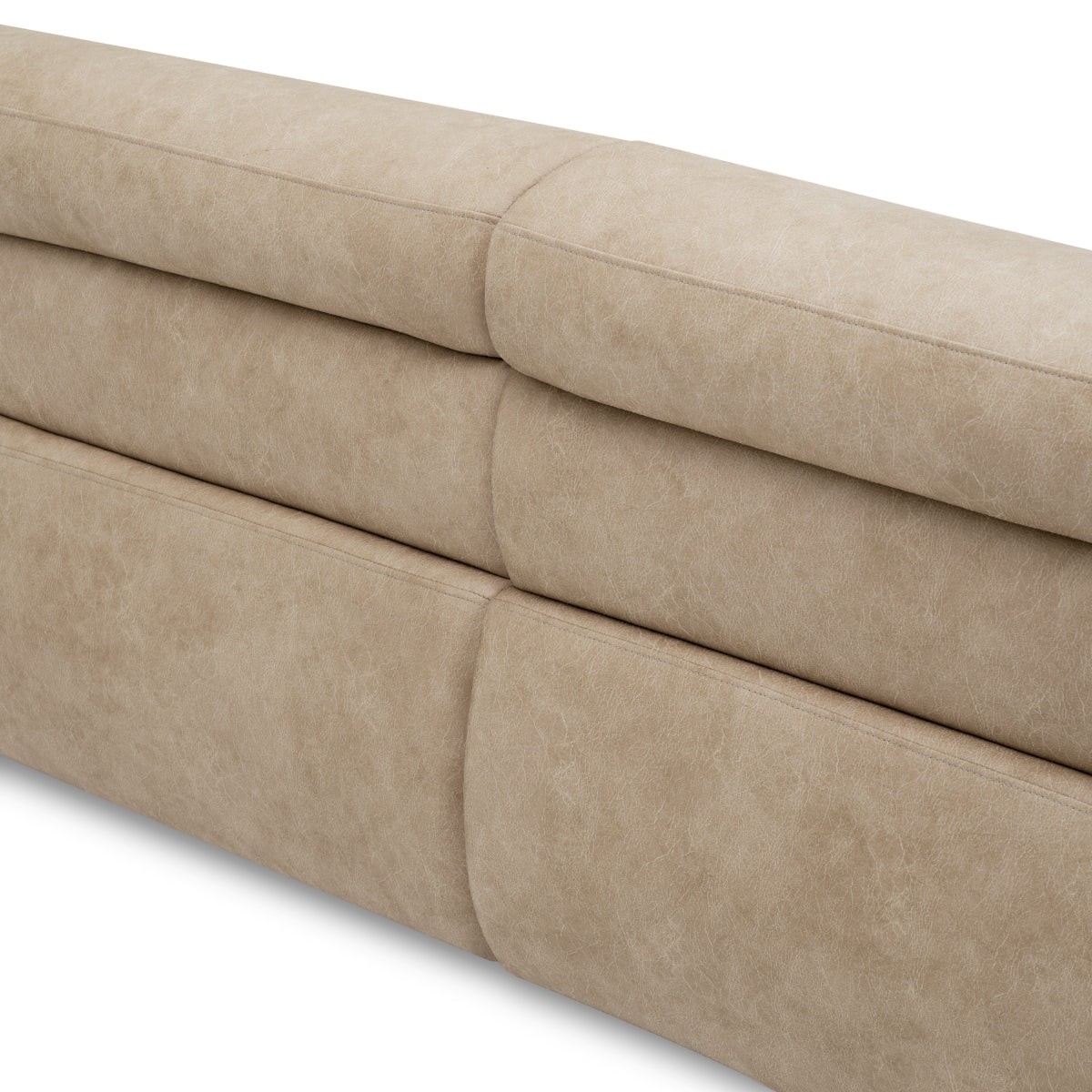 Beige Leather Sofa Marvella | Eichholtzmh.com
