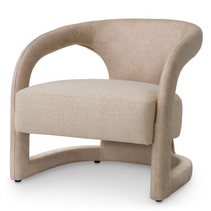 Chair Voletta faux leather valente beige renato ecru