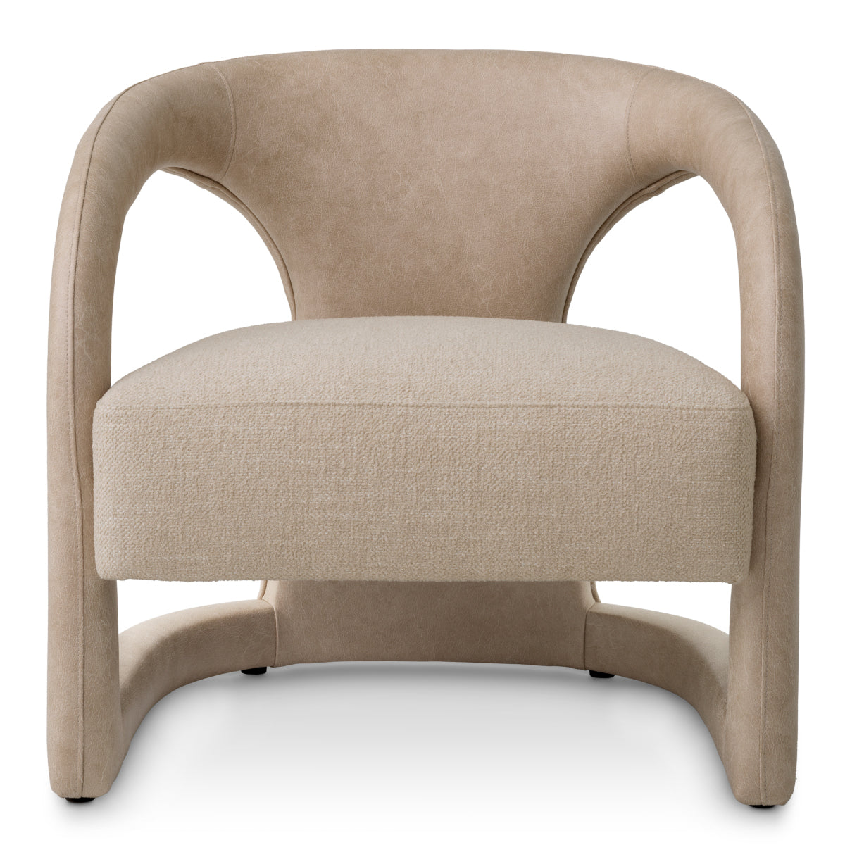 Beige Leather-Look Chair Voletta | Eichholtzmh.com