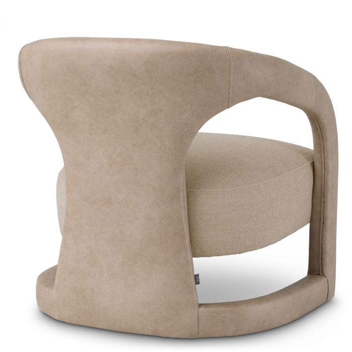 Chair Voletta faux leather valente beige renato ecru