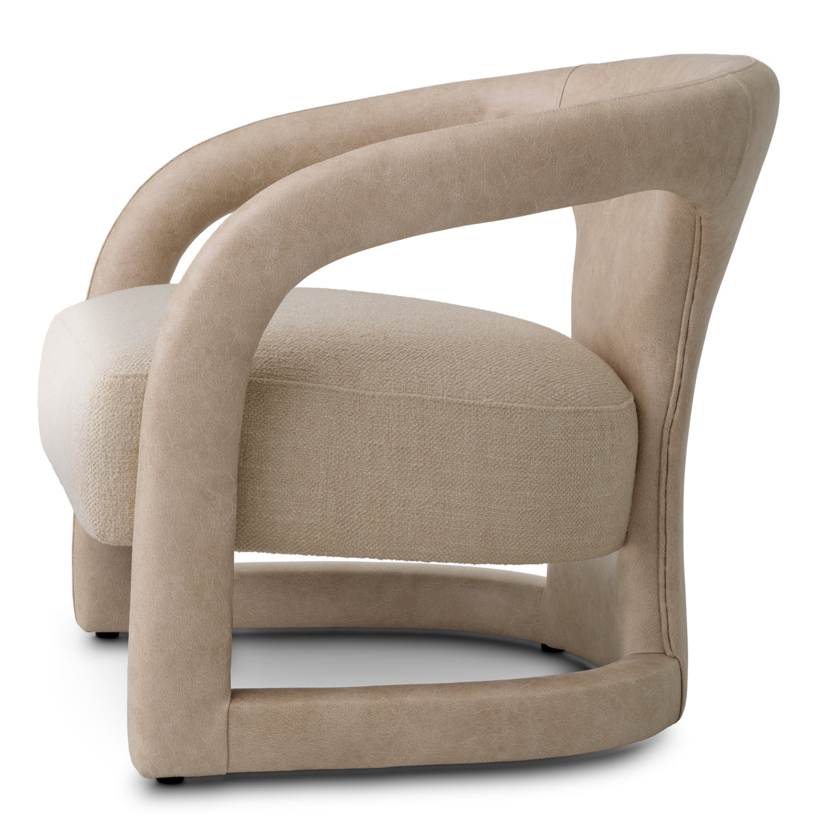 Beige Leather-Look Chair Voletta | Eichholtzmh.com