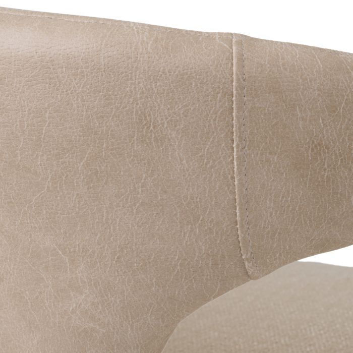 Chair Voletta faux leather valente beige renato ecru