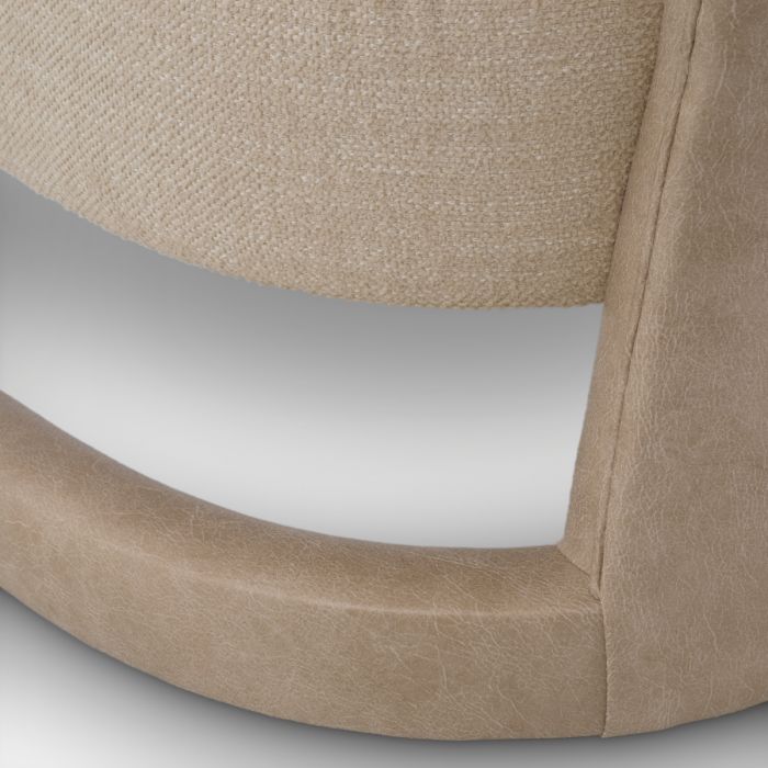 Chair Voletta faux leather valente beige renato ecru