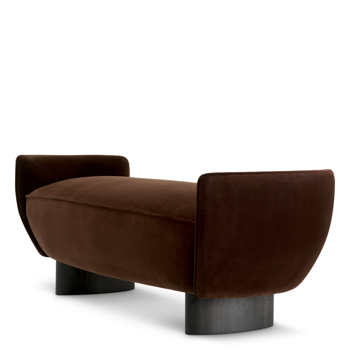 Brown Velvet Bench Stirling | Eichholtzmh.com