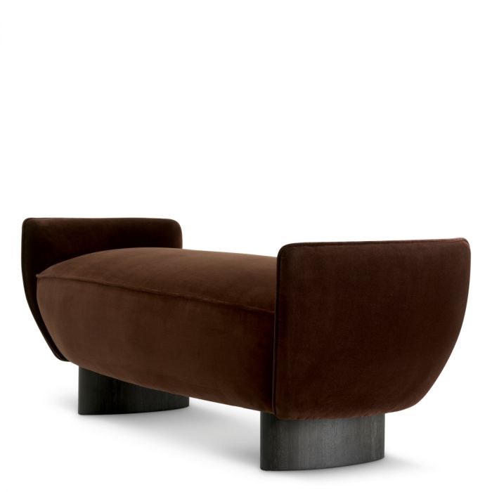 Bench Stirling sonoma brown velvet