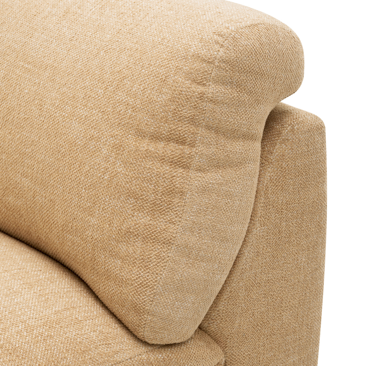 Beige Fully Upholstered Fabric Chair Alden