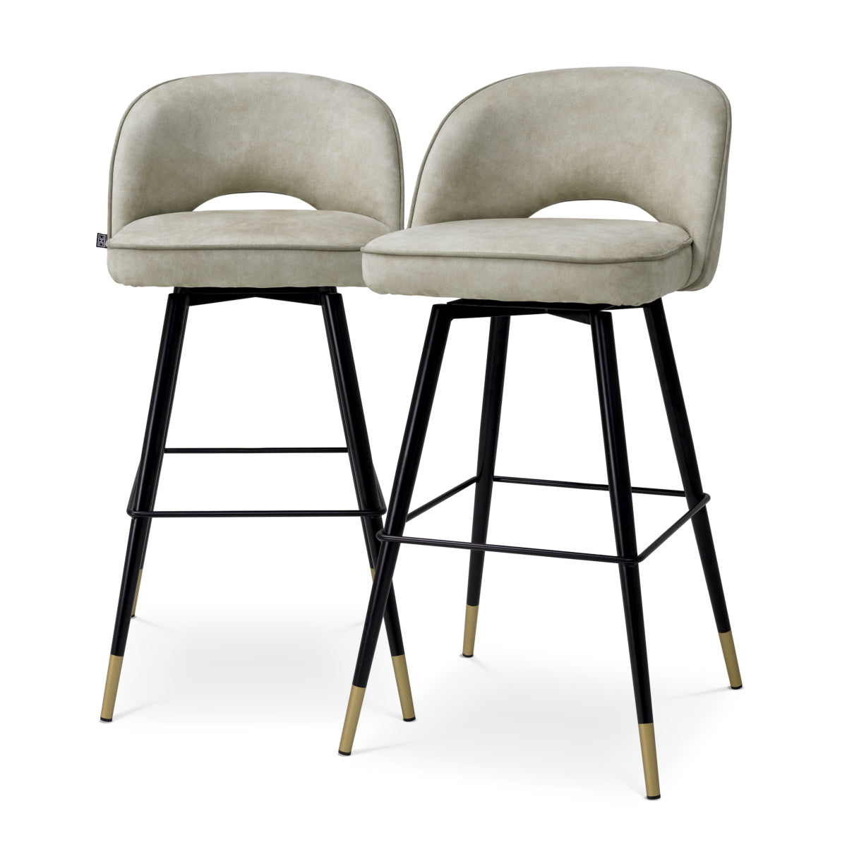 Black-Legged Bar Stools (2) Cliff | Eichholtzmh.com