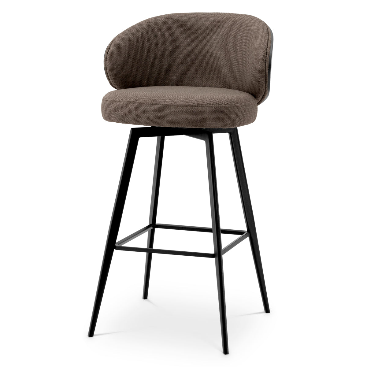 Gray Fabric Bar Stool Camerota