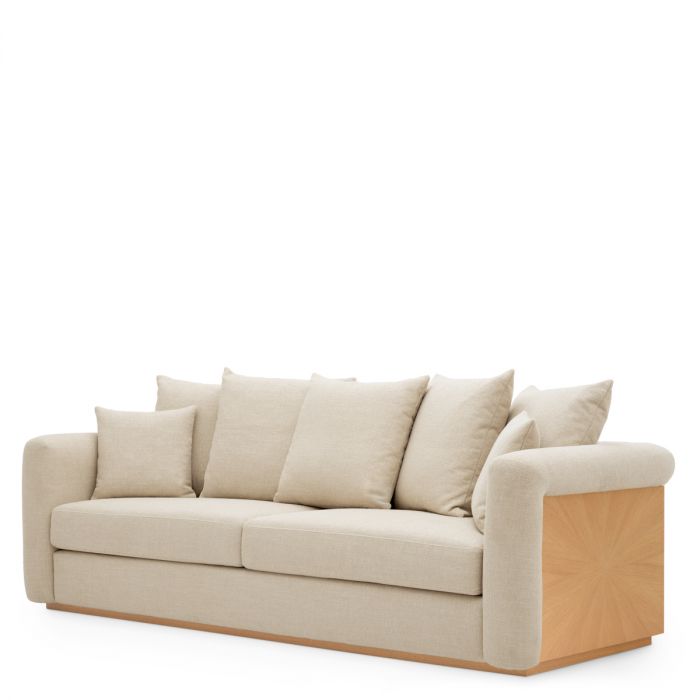 Sofa Amadeo natural oak veneer renato ecru