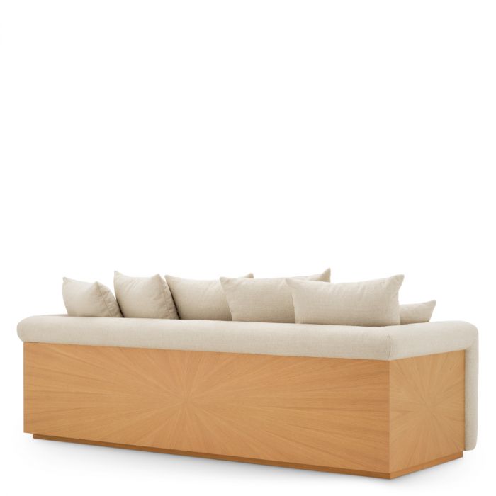 Sofa Amadeo natural oak veneer renato ecru