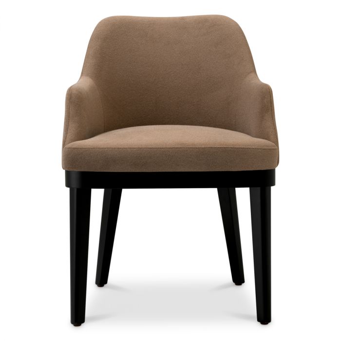 Dining Chair Costa with shelf sabino brown