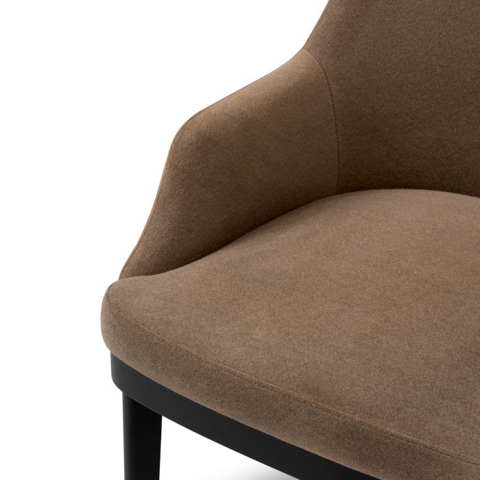 Dining Chair Costa with shelf sabino brown