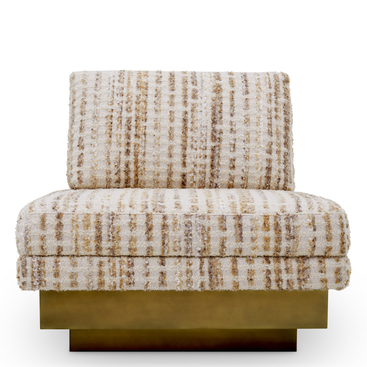 Beige Fabric Lounge Chair Rubina | Eichholtzmh.com