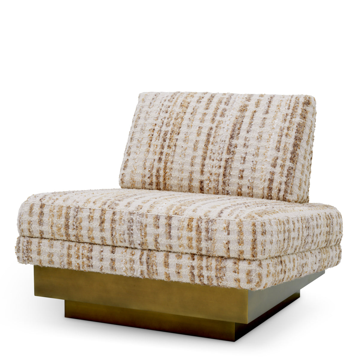 Beige Fabric Lounge Chair Rubina | Eichholtzmh.com
