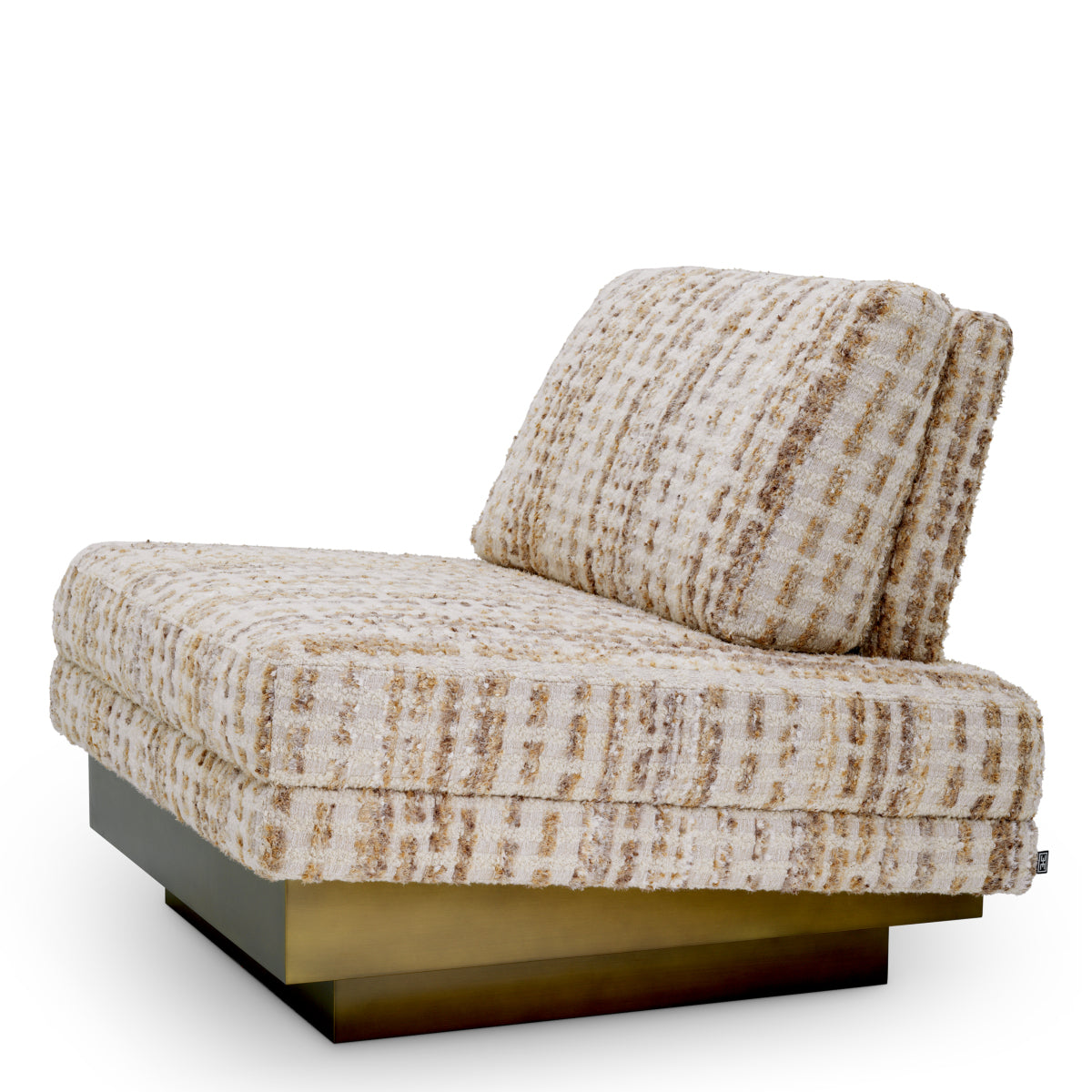 Beige Fabric Lounge Chair Rubina | Eichholtzmh.com