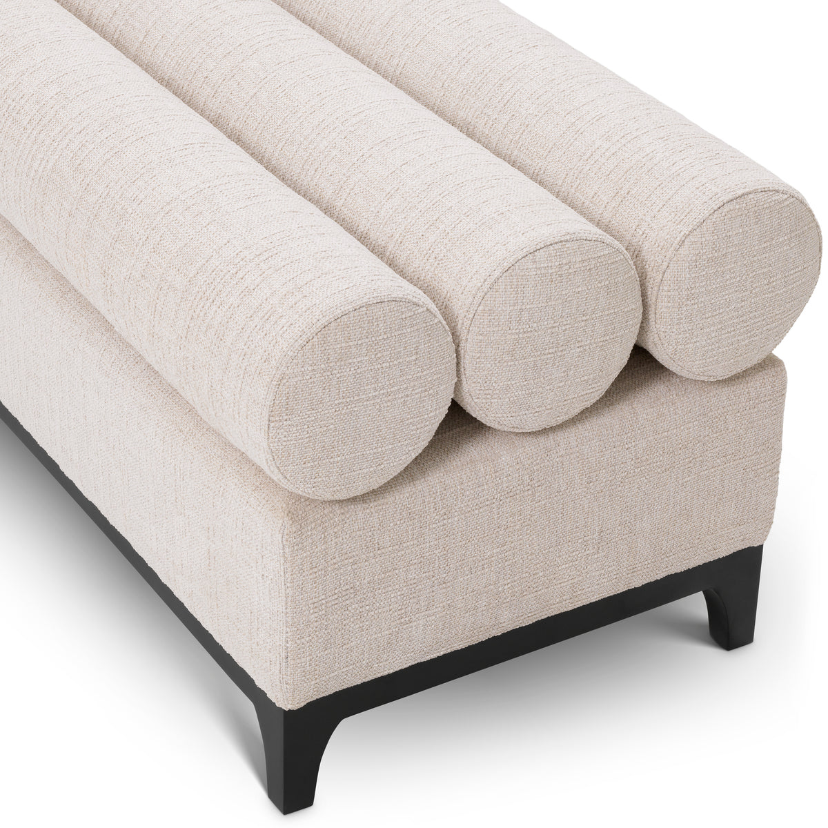 Beige Bolster Bench Halbury | Eichholtzmh.com