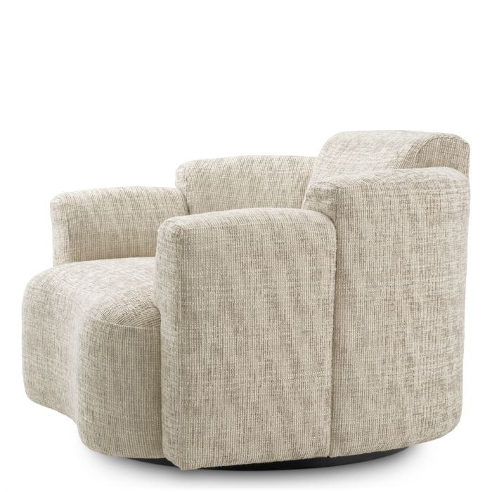 Swivel Chair Marbella creststone beige