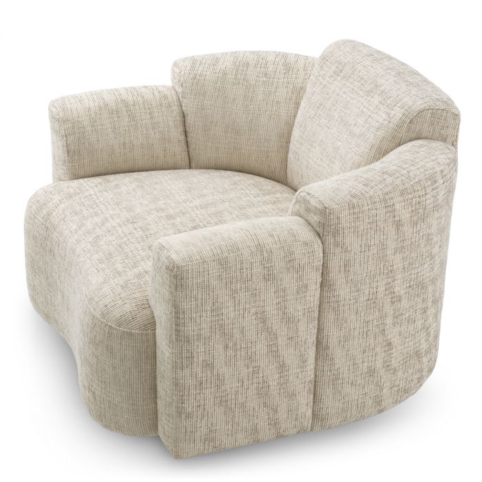 Swivel Chair Marbella creststone beige