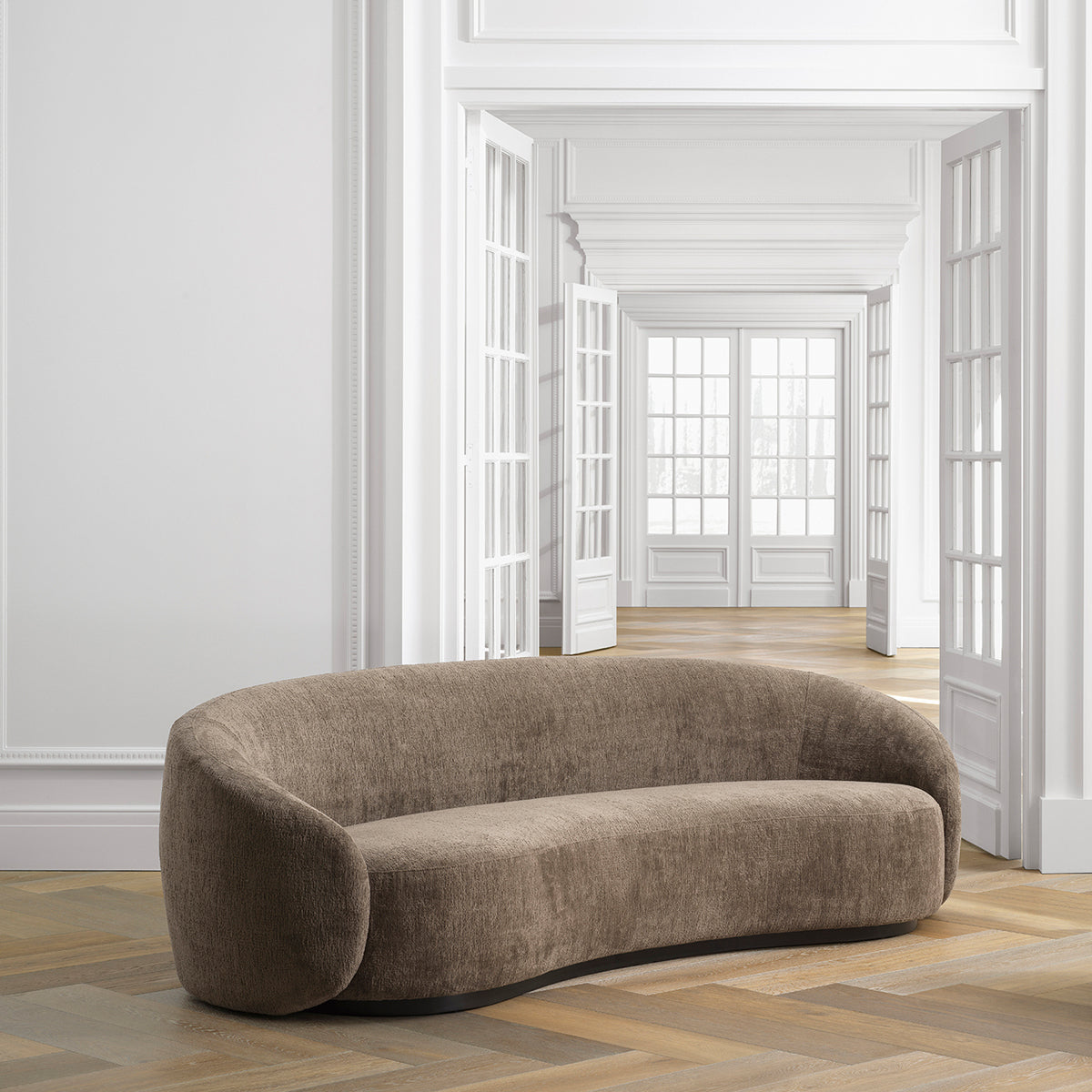 Curved Upholstered Sofa Amore | Eichholtzmh.com