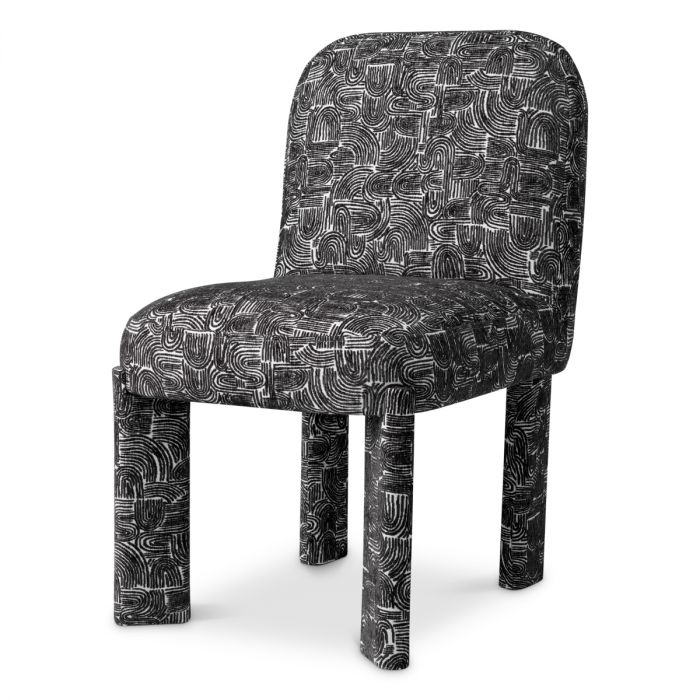 Dining Chair Magnus solent black white