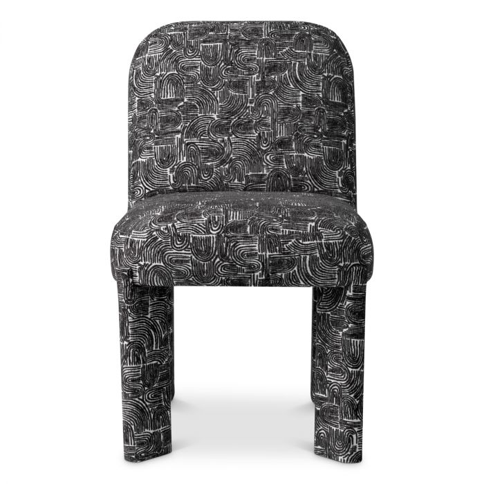Dining Chair Magnus solent black white