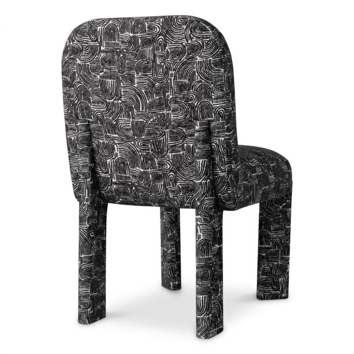 Dining Chair Magnus solent black white
