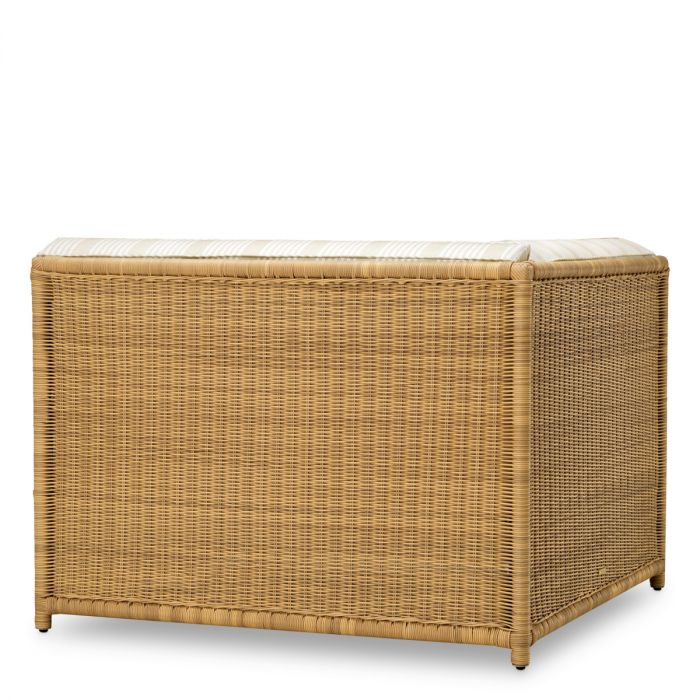 Outdoor Modular Chair Hampton corner faux rattan saville beige