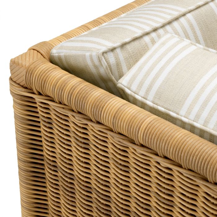 Outdoor Modular Chair Hampton corner faux rattan saville beige