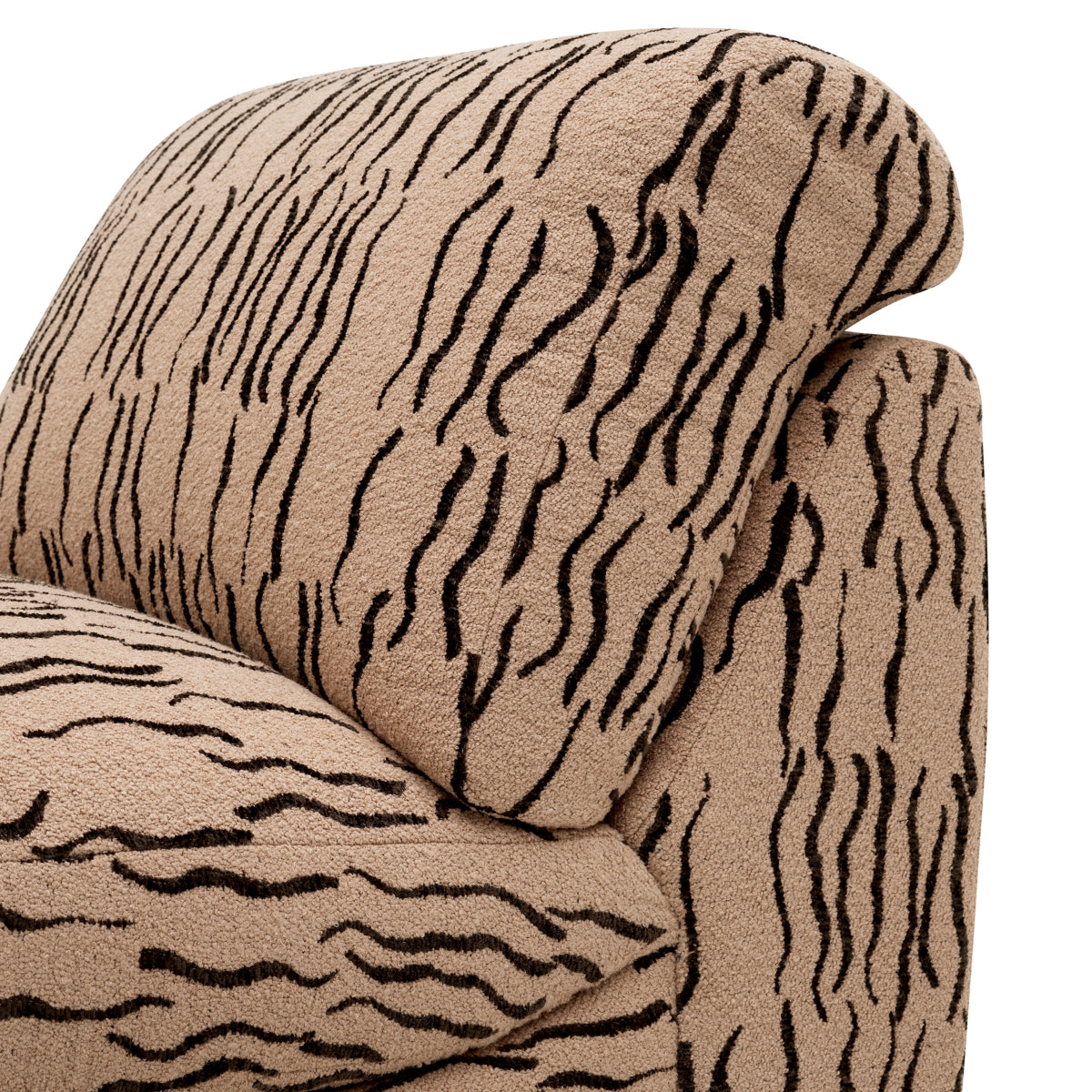 Camel Fully Upholstered Chair Alden